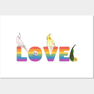 LGBT Birds Posters and Art